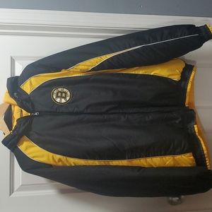 Mens Boston Bruins XXL Coat w/ Hood